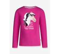 Shirt Wendepailletten-Pferd Mädchen SALT AND PEPPER himbeer Gr. 92/98