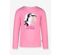 Shirt Wendepailletten-Pferd Mädchen SALT AND PEPPER rosa Gr. 128/134