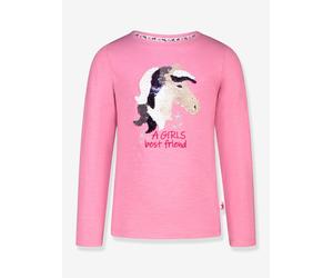 Shirt Wendepailletten-Pferd Mädchen SALT AND PEPPER rosa Gr. 140/146
