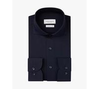 Profuomo Japanese Knitted Hemd Navy - Größe 45 (3XL) Blau 45