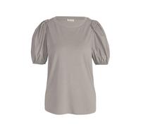 Shirtbluse ALBA MODA "Shirt Shirt", Damen, Gr. 46, weiß (ecru), Obermaterial: 95% Baumwolle CO. 5% Elasthan EL., Modern, normal, Blusen (68407355-46) ecru