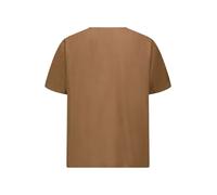 Shirtbluse BETTY BARCLAY "Damen kurzarm", Damen, Gr. 40, classic nougat, Obermaterial: 83% Modal, 17% Polyester, figurumspielend normal, V-Ausschnitt, Blusen (52420907-40) classic nougat
