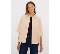 CECIL Damen 3412038 Cord Hemdbluse, Oat Milk beige, L