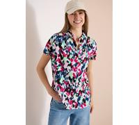 Shirtbluse CECIL, Damen, Gr. S (38), juicy lime, Stoff, 100% Viskose, gemustert, klassisch normal, V-Ausschnitt, normaler Saum, Blusen, mit allover Print (44253814-S) juicy lime