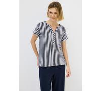 Cecil Damen Gestreiftes Blusenshirt in Blau, Gr: XXL