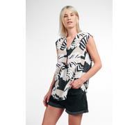 Shirtbluse ETERNA "LOOSE FIT", Damen, Gr. 34, schwarz, 38% Leinen, 62% Lyocell, normal, Blusen Shirtbluse (81842337-34)