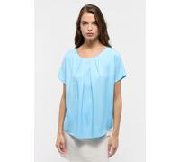 Shirtbluse ETERNA "LOOSE FIT", Damen, Gr. 40, azurblau, 100% Viskose, Blusen Shirtbluse (96938334-40)