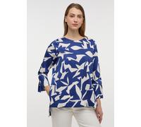 Shirtbluse ETERNA "LOOSE FIT", Damen, Gr. 44, dunkelblau, 100% Baumwolle, normal, Blusen Shirtbluse (89527037-44)