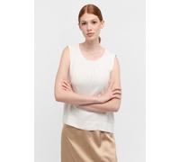 Shirtbluse ETERNA "LOOSE FIT", Damen, Gr. 44, weiß (off, weiß), 100% Viskose, Blusen Shirtbluse (76846635-44)