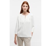 Shirtbluse ETERNA "LOOSE FIT", Damen, Gr. 46, weiß (off, weiß), 100% Viskose, Blusen Shirtbluse (55691002-46)