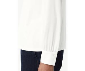 Shirtbluse im Fabricmix weiß 42