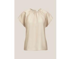 Shirtbluse MADELEINE "Blusenshirt Blusenshirt mit Glanz-Akzent", Damen, Gr. 34, grau (kiesel), Obermaterial: 100% Polyester PES., Modern, normal, Blusen (65424324-34) kiesel