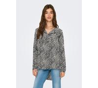 ONLY Damen Onltiana Life L/S Loose Shirt Ptm, Black, X-Small