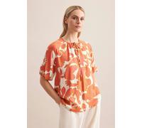 Shirtbluse SEIDENSTICKER "Schwarze Rose", Damen, Gr. 3XL (46), pink, 100% Viskose, Paisley, regular fit, Rundhals, Halbarm, Blusen, Kurzarm Rundhals Paisley (90896844-46) pink