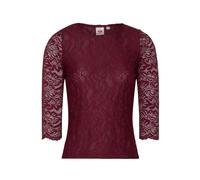 Shirtbluse SPIETH & WENSKY "Alheim", Damen, Gr. 44, rot (d,rot), Obermaterial: 90% Polyamid PA. 10% Elasthan EL., uni, slim fit, Rundhals, Blusen, Rundhals Ausschnitt (38578714-44) d,rot