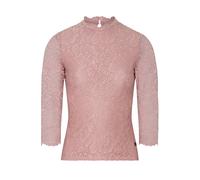 Shirtbluse SPIETH & WENSKY "Amberg", Damen, Gr. 44, rosa, Obermaterial: 90% Polyamid PA. 10% Elasthan EL., geblümt, skinny fit, hoch geschlossener Ausschnitt, Blusen, in taillierter Form (65337602-44)
