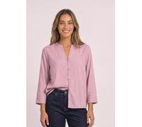 Shirtbluse STREET ONE, Damen, Gr. 42, quiet rose, Stoff, 100% Viskose, unifarben, klassisch normal, Rundhals, Bündchen, Blusen, mit 3/4 Ärmeln (10158808-42) quiet rose