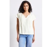 Street One Studio Damen Viskosebluse mit Raffung