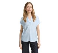 TOM TAILOR Damen 1047177 Bluse, 38211 - Blue Offwhite Stripe, 44 EU
