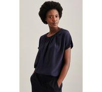 Shirtbluse Uni Blau 44 (60.134463-0019-44)