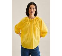 Shirtbluse Uni Gelb 48 (60.135951-0062-48)