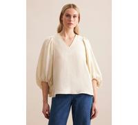 Shirtbluse Uni ohne Kragen 36 (60.137121-0002-36)