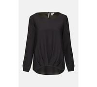 Shirtbluse Uni Schwarz 40 (60.124721-0039-40)