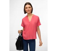 Shirtbluse VERO MODA "VMBEAUTY SS TOP GA NOOS", Damen, Gr. L, pink (coral paradise), Web, Obermaterial: 100% Viskose, unifarben, normal, V-Ausschnitt, Blusen, Viskose, regular fit (58998911-L) coral p