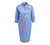 Milano Italy - shirtdress 3/4 sleeve ocean print - Gr. - 38