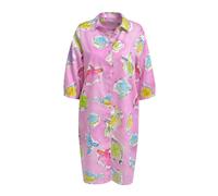 MILANO ITALY - shirtdress, gathered at back yoke, 3/4 sleeve orchid print - Gr. - 44