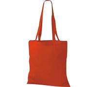 ShirtInStyle Premium Stoffbeutel Baumwolltasche Beutel Shopper Umhängetasche, Farbe brightred