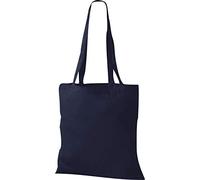 Shirtinstyle Premium Stoffbeutel Baumwolltasche Beutel Shopper Umhängetasche, Farbe frenchnavy