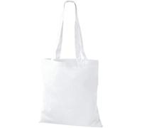 Shirtinstyle Premium Stoffbeutel Baumwolltasche Beutel Shopper Umhängetasche, Farbe white