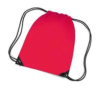 Shirtinstyle Sportbeutel, Gymnastikbeutel, Gymsac, Schuhbeutel mit Kordel, Farbe brightred