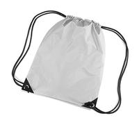 ShirtInStyle Sportbeutel, Gymnastikbeutel, Gymsac, Schuhbeutel mit Kordel, Farbe silver