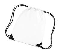Shirtinstyle Sportbeutel, Gymnastikbeutel, Gymsac, Schuhbeutel mit Kordel, Farbe white