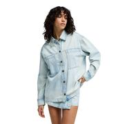 Shirtjacke BILLABONG "Jade Saltwashed", Damen, Gr. XL, blau misty, Obermaterial: 100% Baumwolle., Shirts Shirtjacke (78322963-XL) blau misty