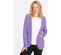 Shirtjacke CLASSIC BASICS "Shirtjacke", Damen, Gr. 38, lila (lavendel), 100% Viskose, unifarben, Shirts Shirtjacke (41250522-38) lavendel