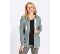 Shirtjacke CLASSIC BASICS "Shirtjacke", Damen, Gr. 40, jade, meliert, 65% Polyester, 35% Baumwolle, meliert, Shirts Shirtjacke (92531446-40) jade, meliert