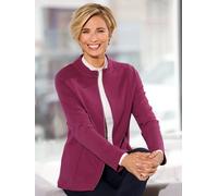 Shirtjacke CLASSIC BASICS "Shirtjacke", Damen, Gr. 48, lila (malve), 100% Baumwolle, unifarben, Shirts Shirtjacke (69462422-48) malve