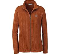 Shirtjacke CASUAL LOOKS "Shirtjacke", Damen, Gr. 48, braun (cognac), 55% Viskose, 43% Polyester, 2% Elasthan, unifarben, Shirts Shirtjacke (41532122-48) cognac