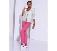 Shirtjacke CREATION L "Shirtjacke", Damen, Gr. 36, grau (hellgrau), 97% Polyester, 3% Elasthan, unifarben, Shirts Shirtjacke (55772220-36) hellgrau