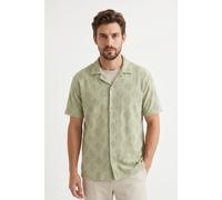 Shirtjacke FYNCH-HATTON, Jungen, Gr. 3XL, pistachio, Web, Obermaterial: 60% Baumwolle, 40% Polyester, unifarben, regular fit normal, ohne Ausschnitt, Shirts Shirtjacke, mit Muster (11621941-XXXL) pist