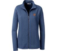 Shirtjacke CASUAL LOOKS "Shirtjacke", Damen, Gr. 48, blau (jeansblau), 55% Viskose, 43% Polyester, 2% Elasthan, unifarben, Shirts Shirtjacke (32403921-48) jeansblau