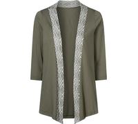 Shirtjacke khaki-ecru 42 Baumwolle