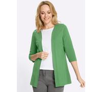 Shirtjacke "Shirtjacke", Damen, Gr. 46, beige, 100% Baumwolle, unifarben, V-Ausschnitt, Shirts Shirtjacke (47428240-46) beige