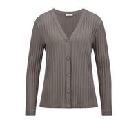 Shirtjacke V-Ausschnitt Efixelle beige 38
