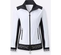 Shirtjacke weiß-schwarz 52