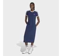 Adidas Originals 3 Stripes Slim Kurzarm Midi-kleid