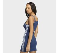 Shirtkleid ADIDAS ORIGINALS "DRESS", Damen, Gr. XL, N-Gr, night indigo, Obermaterial: 88% Polyester, 12% Elasthan, Kleider Shirtkleid (59080300-XL) night indigo